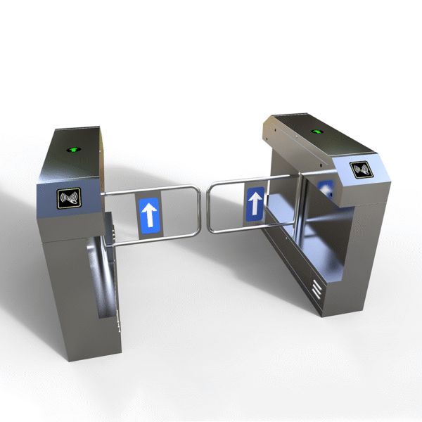 Fingerprint Recognition Reader Swing Bbarrier Gate