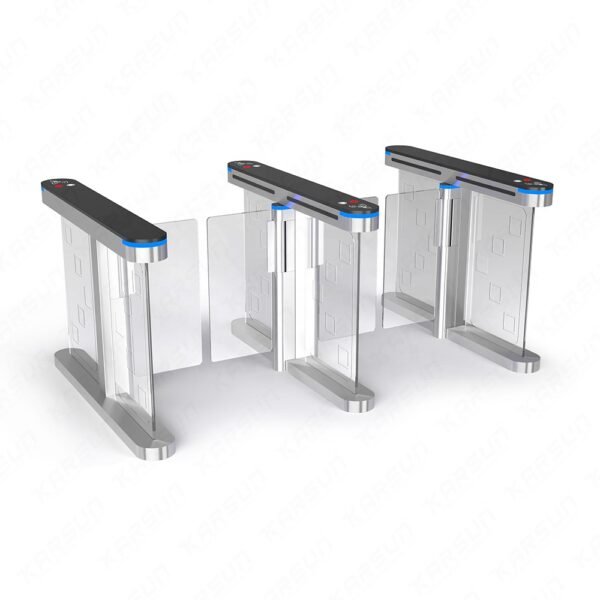 Glass Crystal Optical Swing Speed Lane Turnstile Gate - Image 3
