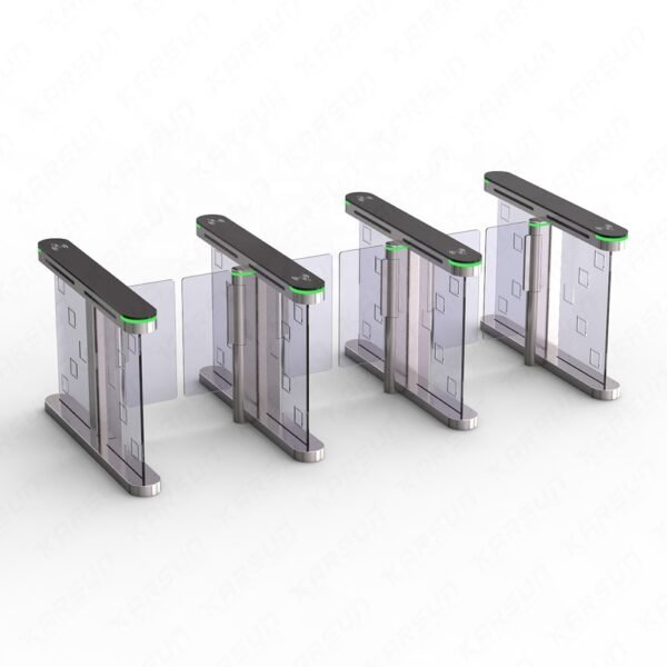 Glass Crystal Optical Swing Speed Lane Turnstile Gate - Image 4