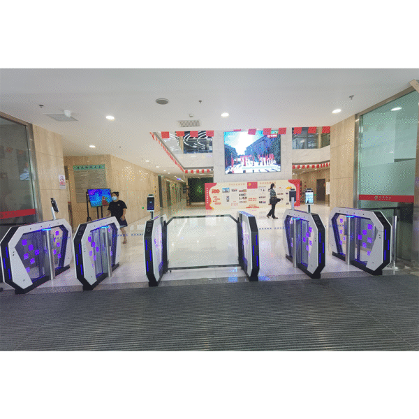 High Speed Brushed Motor High Safety Swing Barrier Gate Turnstiles - Image 6
