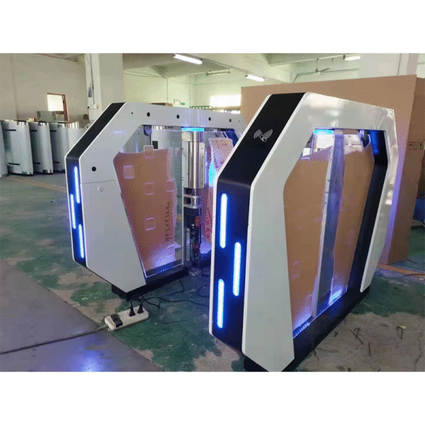High Speed Brushed Motor High Safety Swing Barrier Gate Turnstiles - Image 5