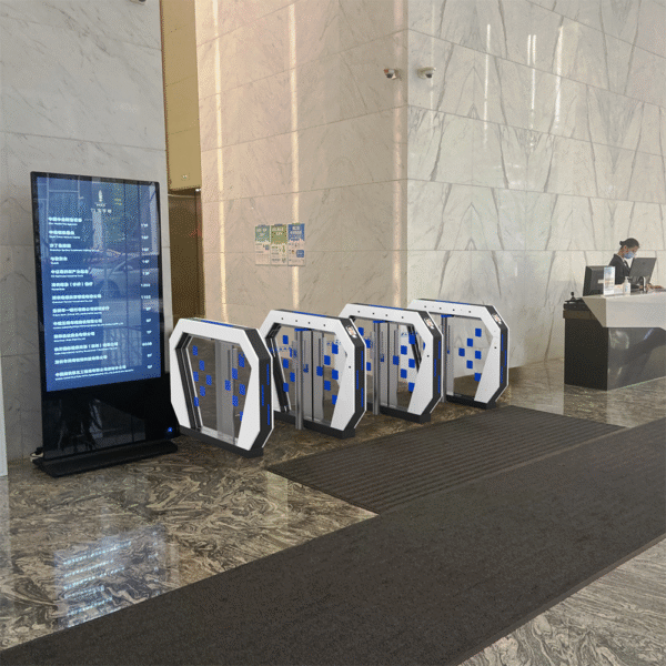 High Speed Brushed Motor High Safety Swing Barrier Gate Turnstiles - Image 7
