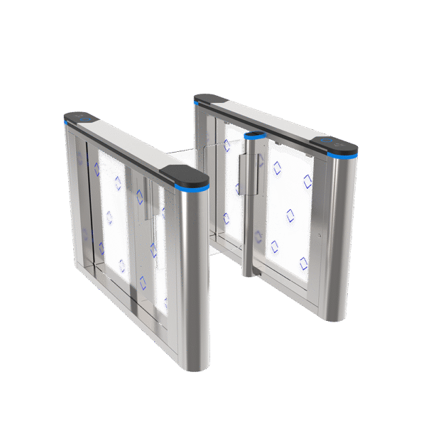 Intelligent Channel Management Equipment Pedestrian Control Auto Swing Barrier Gate