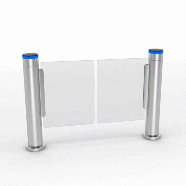Supermarket Rfid Round Tube Swing Gate - Image 2