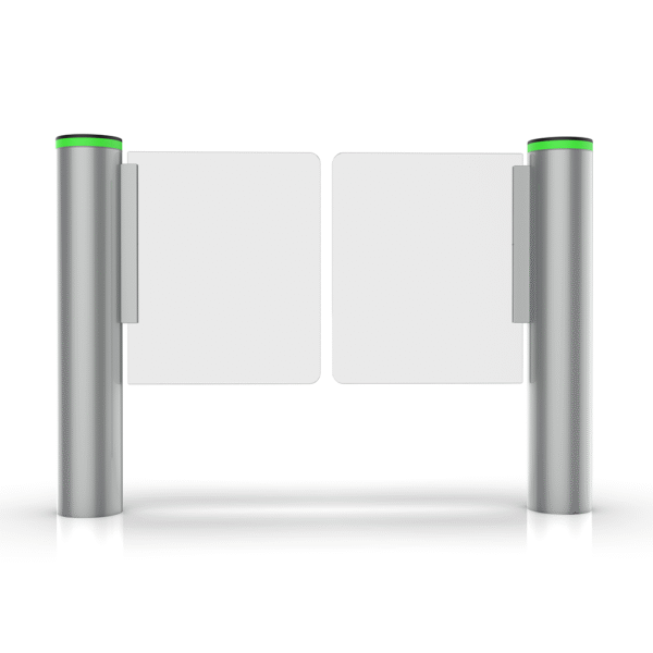 Supermarket Rfid Round Tube Swing Gate - Image 3